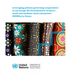Leveraging policies governing cooperatives to encourage the formalization of micro-, small and medium sized enterprises (MSMEs) in Kenya cover page